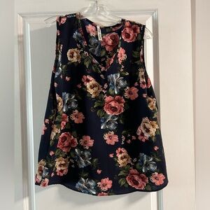 Women’s Floral Sleeveless Blouse